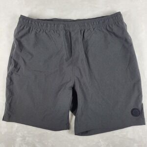 Chubbies Hybrid Shorts Men's 2XL Gray Unlined‎ 7" Inseam Gym Athletic Drawstring